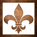 Large 12"x12" Fleur de lis Stencil by DLYLIFESTYLESTENCILS