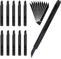 Utility Razor Knife for Crafts, Box Cutters, Exacto Knife, Paper Cutter, Letter Envelope Opener, 10pcs Blades Set (Cool Utility Knif)