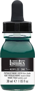 Liquitex Professional Acrylic Ink, 1-oz Jar, Phthalocyanine Green Blue Shade by Liquitex