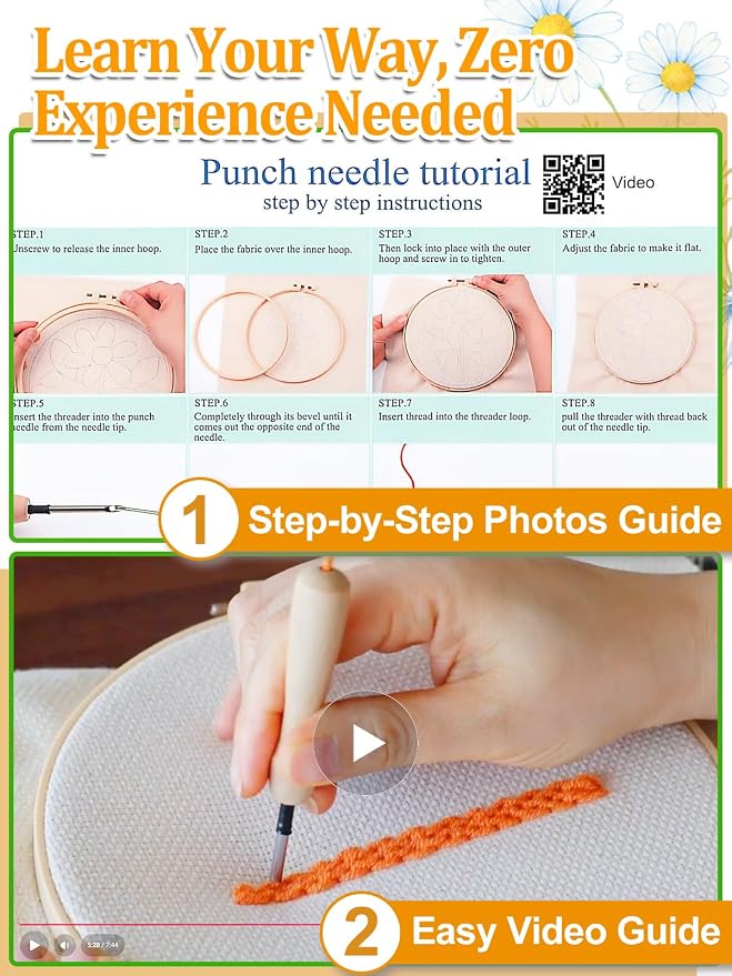 Punch Needle Kit Adults Beginner - Image 5