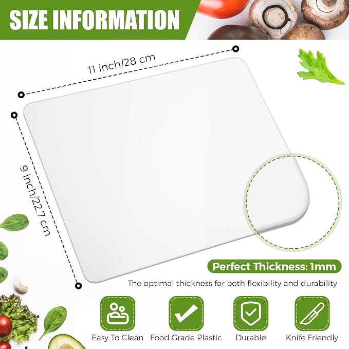 Hushee 120 Count Disposable Cutting Board Sheets 9 x 11 Inch Disposable Sheets - Image 2
