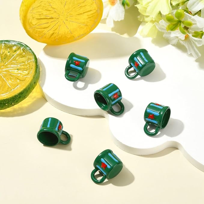 FASHEWELRY 6Pcs Alloy Mini Tea Cups - Image 6