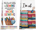 Quilters Gifts Kitchen Towels, Sewing Quilting Lovers Gifts Kitchen Towels by Unknown