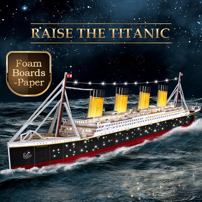 CubicFun Titanic 3D Model Ship Puzzle - Image 2