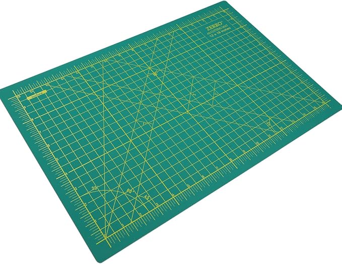 ZERRO Self Healing Cutting Mat 12" x 18" Double Sided Cutting Sewing Mat | - Image 2
