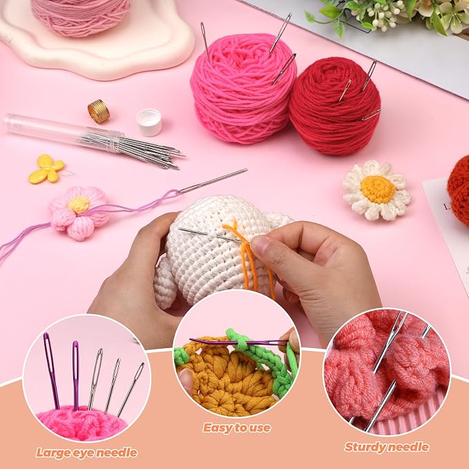 150 Pcs Yarn Needle Set, Bent Tapestry Needles, Darning Needles - Image 5