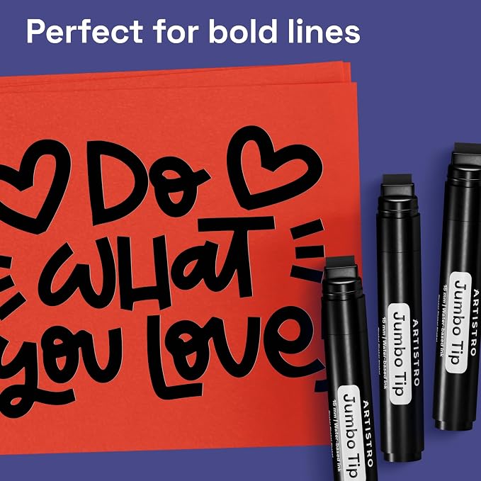 ARTISTRO Black Paint Pens - Image 5