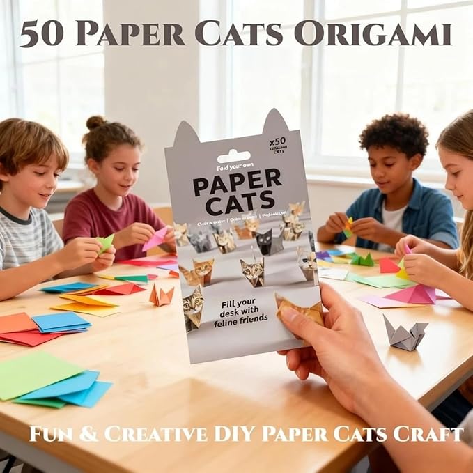 DIY Paper Cat Origami Kit - Image 4
