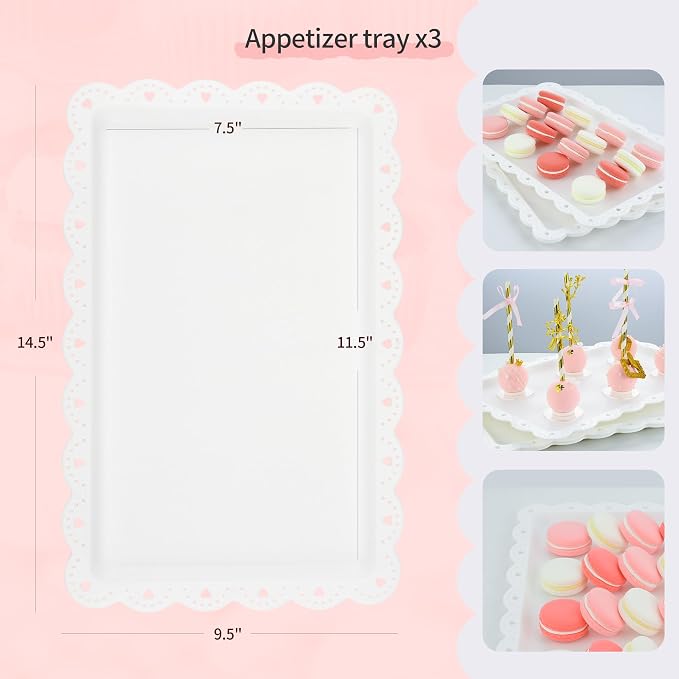 Pack of 11 NWK Cake Stand Set, - Image 4