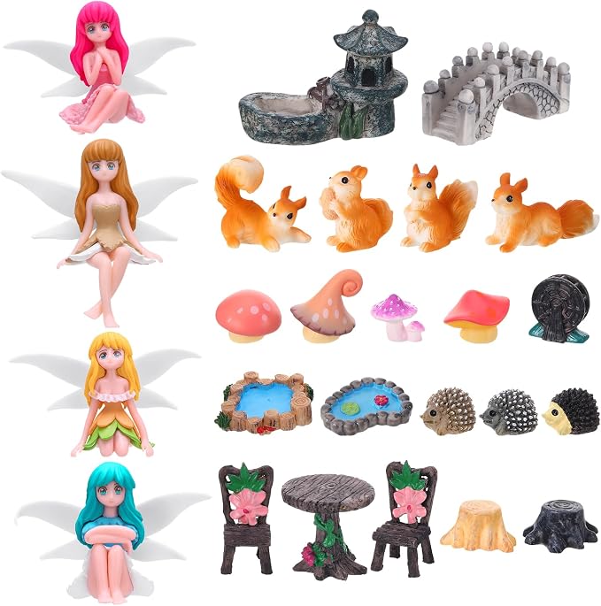 Fairy Garden Accessories 25Pcs by GGSTDDUP