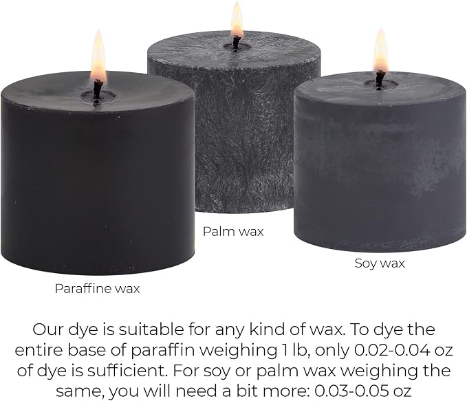 Black Candle Dye 2oz for Soy Candle Making – Highly Concentrated Candle Wax - Image 5