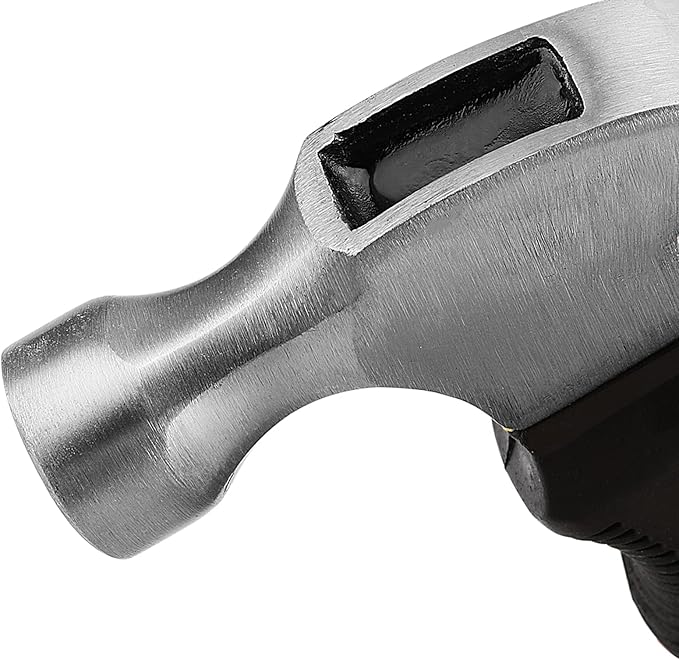MOUYAT 4 Pack 8 Oz Small Hammer, Compact Stubby Claw Hammer with Comfortable Grip, Mini Hammer for Women, Camping, Household