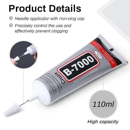 B7000 Jewelry Bead Glue for Jewelry Making, Crystal Clear Glue 3.7 fl oz - Image 5