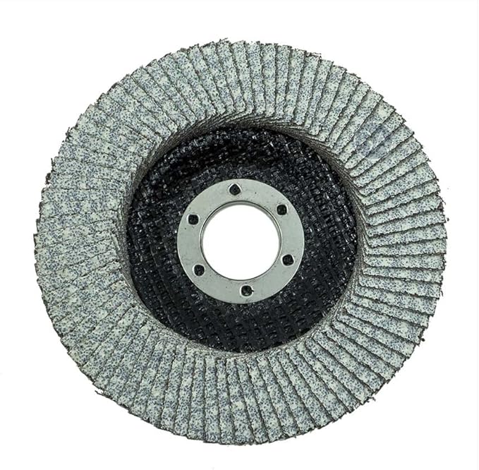Benchmark Abrasives 4.5" x 7/8" Stearate Coated Type 29 Flap Discs for Aluminum or Other Soft Metals, Angle Grinder Discs for Sanding, Finishing, Grinding, Deburring (10 Pack) - 36 Grit
