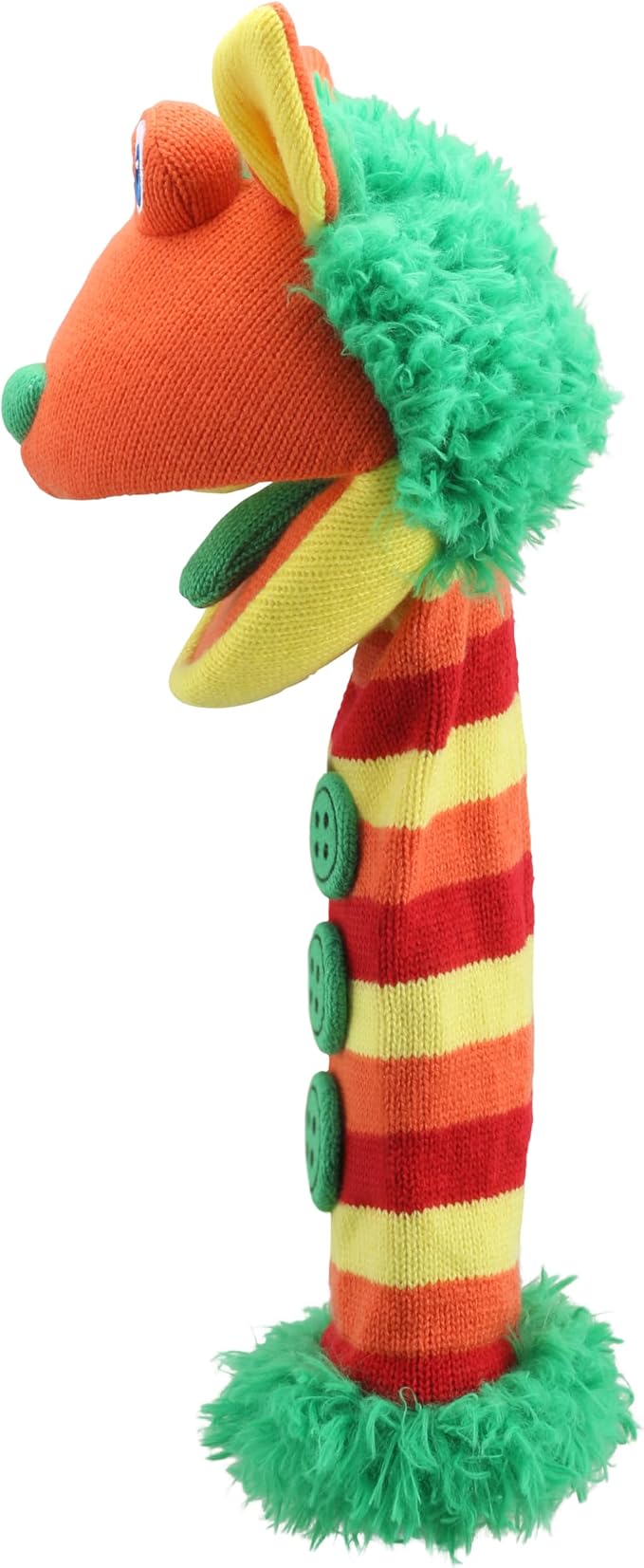 The Puppet Company Knitted Buttons Hand Puppet - Image 3