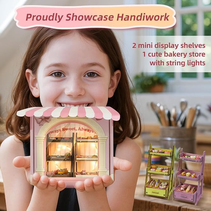 iLAND Craft Sets for Girls Ages 8-12 Creative Clay Bakery Crafting Kit - Image 5