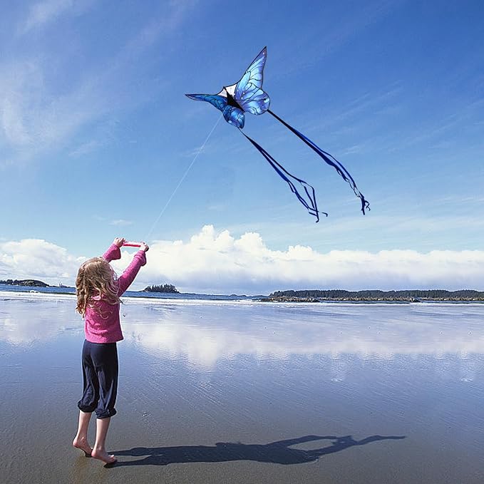 Butterfly Kites for Kids and Adults, 300ft String Handle Included - Image 6