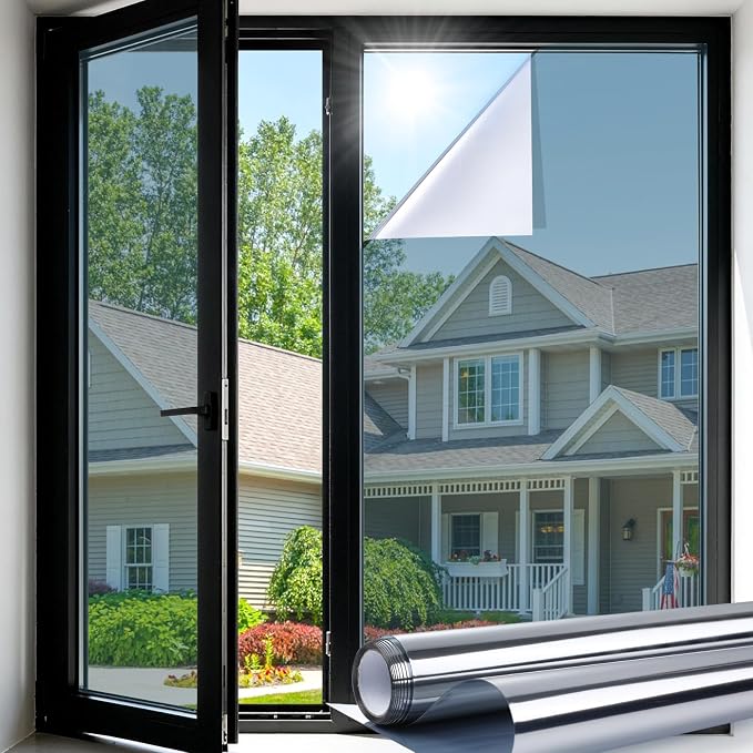 LUTE One Way Window Privacy Film, Window Tint, 17.5" x 118.1" | Sun Blocking UV by LUTE