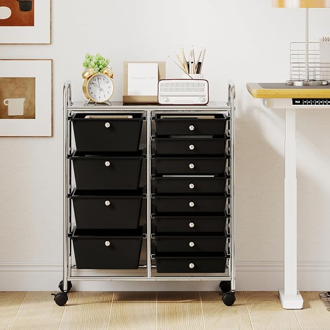 BECOMFORT 15-Drawer Rolling Cart - Image 2