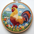 DIY Punch Needle Kits Rooster Easy by Unknown