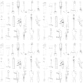 WOCRAFT 60pcs Bright Silver Tools Charms Bracelet Charms by WOCRAFT