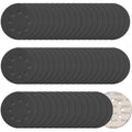 100 Pcs 5 Inch Sanding Discs Hook & Loop 8 Holes Wet Dry 600 Grit Sandpaper Silicon Carbide Sand Paper for Orbital Sander Automotive Wood Plastic Metal Polishing (100Pcs 600 Grit)