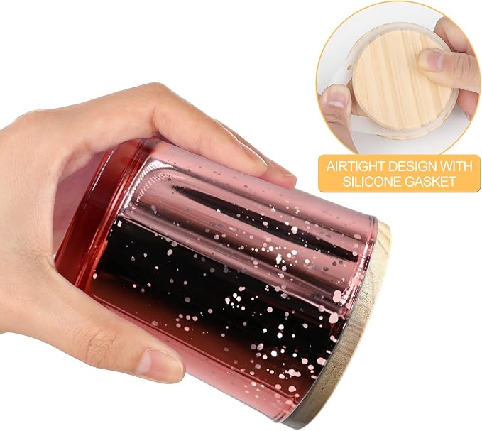 SHOWIN Thick Candle Jars for Making Candles 16 Pcs, 7 OZ Empty Jars - Image 2
