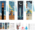VIGEGU 4 Pcs Religion Cross Stitch Bookmark Kit by VIGEGU