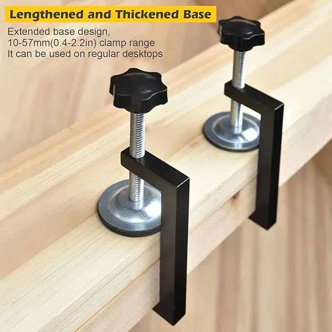 10-57mm Reversed Woodworking Clamp C-Clamp Heavy Duty Metal Clamps Portable For Wood Plastic Cutting Drilling Woodworking Tool (4)