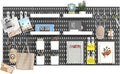 8-Pack 22"x44" Plastic Pegboard Panels Durable Modular Organizer Boards for Wall Storage, Garage, Workshop & Craft Room – Lightweight & Easy to Install