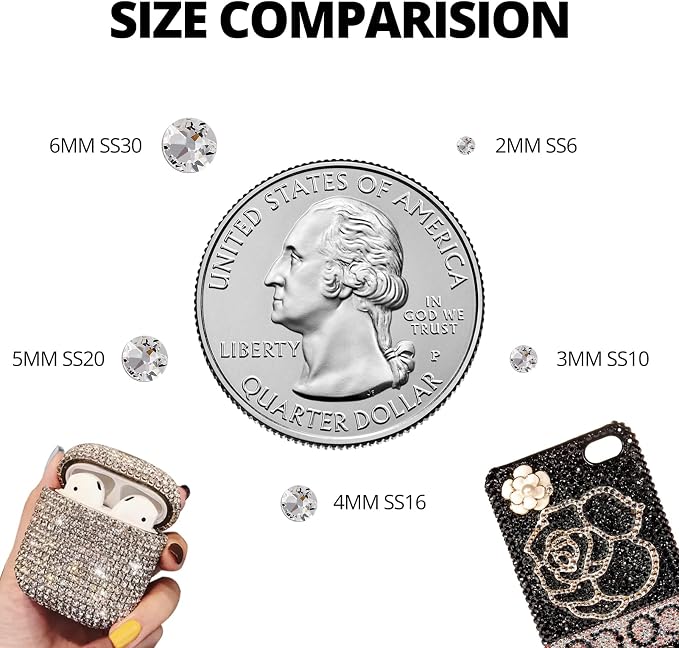 33000Pcs Transparent Rhinestones - Image 5