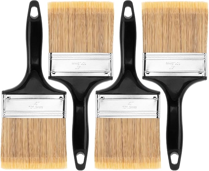 Bates- Paint Brushes, 4 Pack, Flat Paint Brushes | by BatesChoice