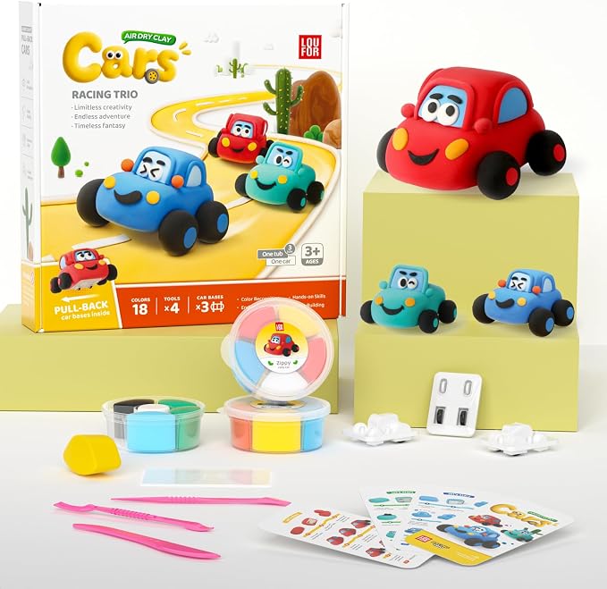 Air Dry Clay Kit for Kids by LOUFOR-THENOBILITYINCLAY