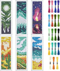 INFUNLY 6PCS Landscape Cross Stitch Bookmark Kit by INFUNLY