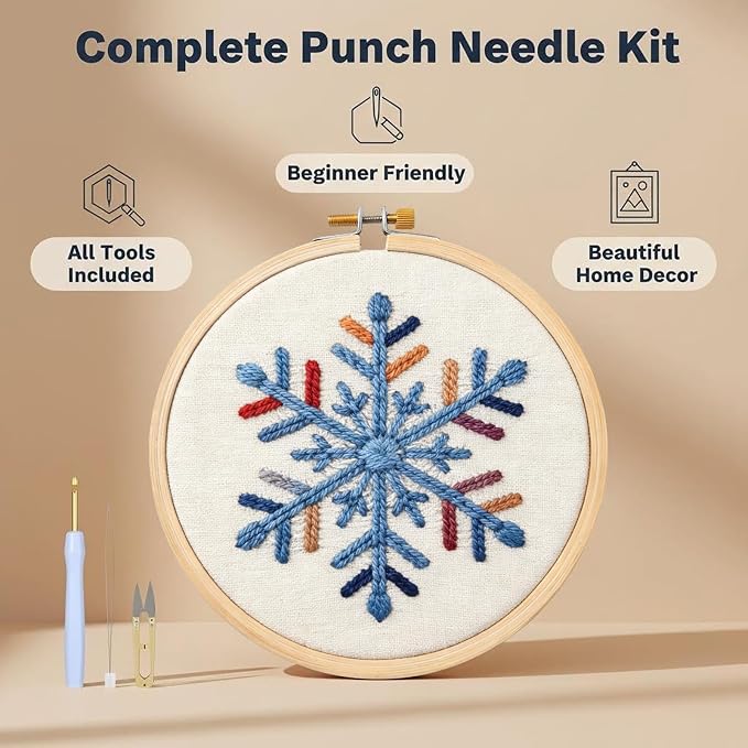 Punch Needle Kits For Adults Beginner, Punch Needle Starter Kit Easy, - Image 2
