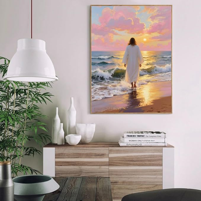 Mrnsiet Jesus Paint by Numbers Kit - Image 2