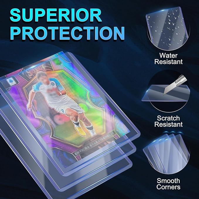 2000 Card Sleeves, Baseball Card Sleeves, Hard Plastic Card Holder - Image 3