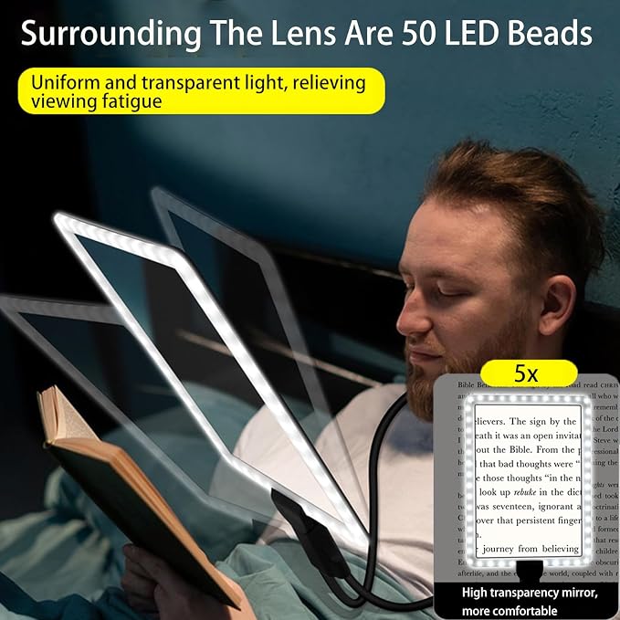 5X Hands Free Magnifying Glass - Image 7