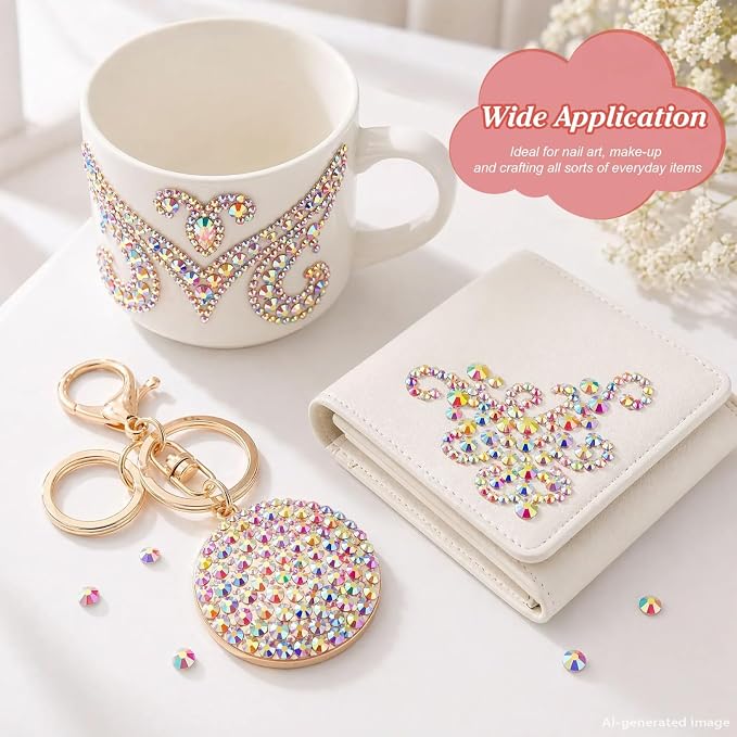 Artdone 36000Pcs Resin Rhinestones 3mm Jelly AB 28Colors - Image 7