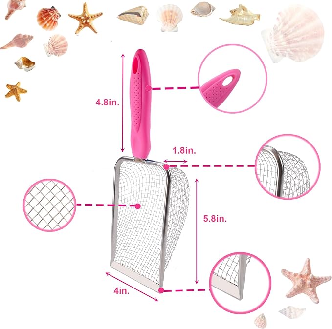 MUYIZI Beach Mesh Shovel with Mesh Beach Bag - Image 4