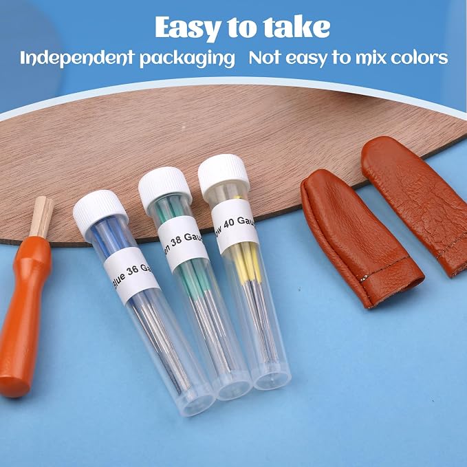 Mayboos 30 Pcs Wool Felting Needles, 3 Colors, 36-40 Gauge, Color Coded Tool Kit - Image 6