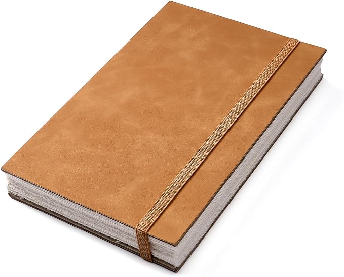 tumuarta Deckle Edge Paper Sketchbook, 92 LB, 150 GSM, 80 Sheets Mixed Media by tumuarta