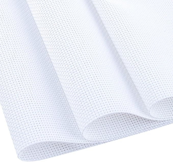 Cross Stitch Aida Fabric 14 Count, 59 by 39 Inch Large Size, Classic Reserve by MYFAMIREA