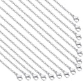 30 Pack 16 Inch Necklace Chain Stainless Steel Link Cable Chain Necklace by TOSCALINA