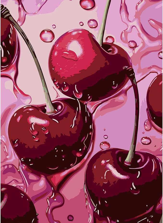 AIBOERL Cherry Diamond Art Kits by AIBOERL