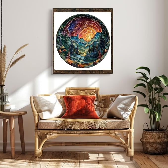 Wooden Puzzles for Adults, 3D Cave Sky Wooden Puzzles 300 Pieces, Unique Animal - Image 7