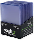 Vault X 75pt Toploaders 3" x 4" Rigid Card Holders by VaultX