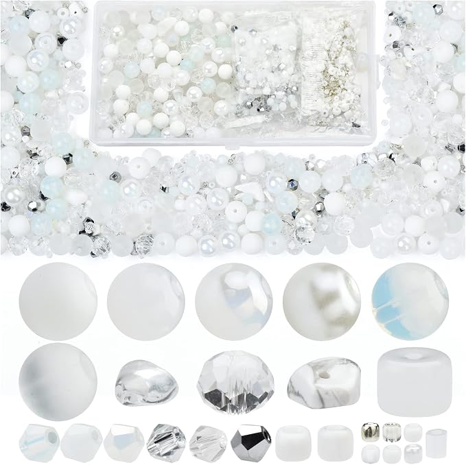 Rired 27 900pcs Snow White Beads by RIRED27