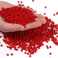1500pcs Red 5mm Pearl Beads by chuyau