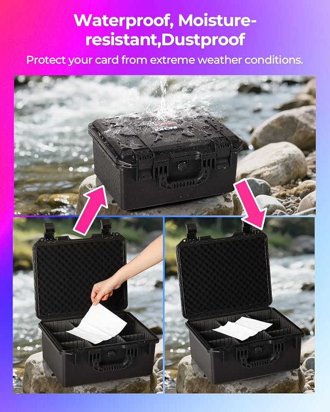 Card Cases for Sport Trading Graded Card Holder Hard Waterproof Storage Box | - Image 5